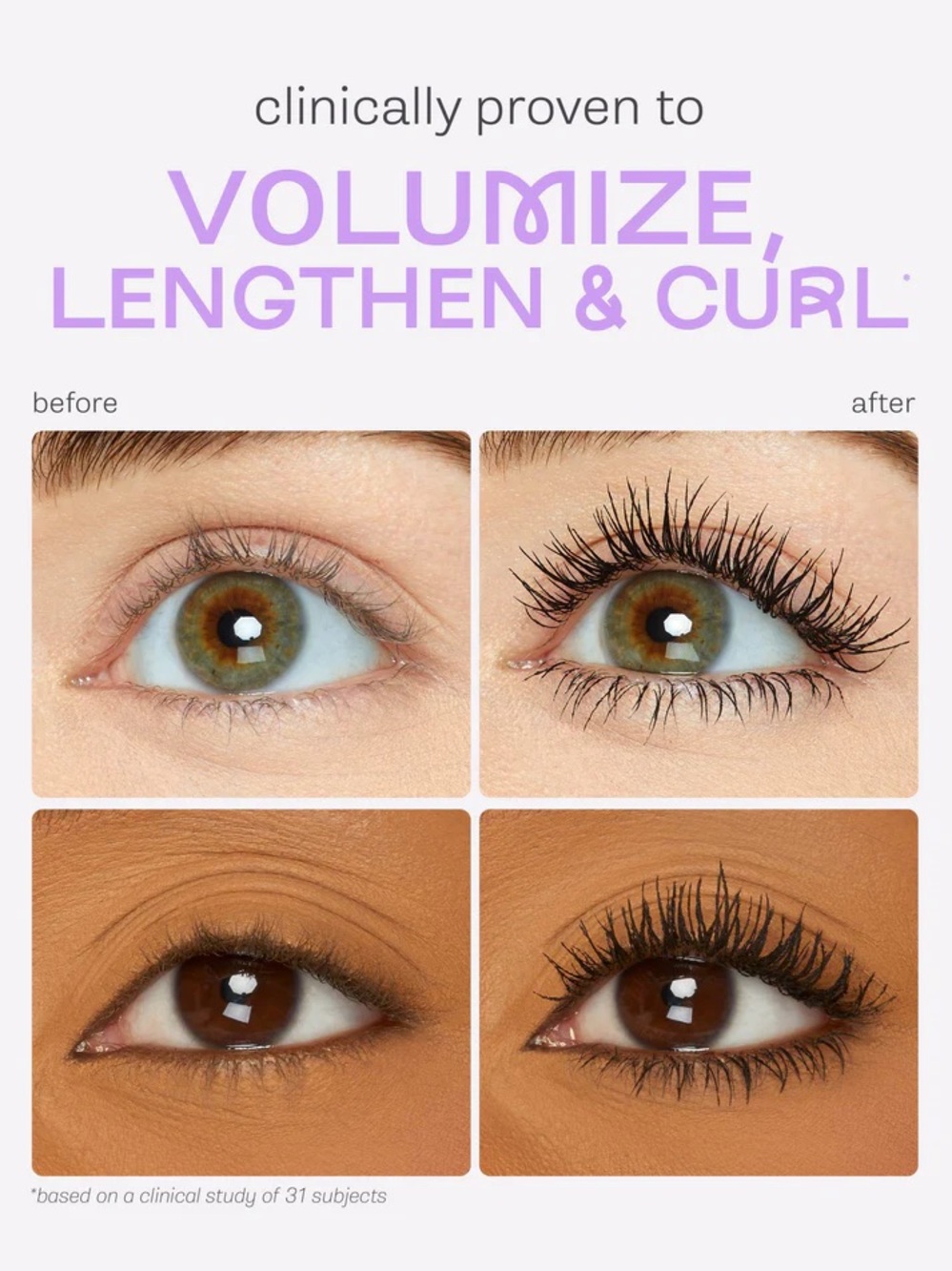 Tarte Magenta Tartelette Tubing Mascara- vegan, flake free, smudge proof wear - Picture 5 of 9